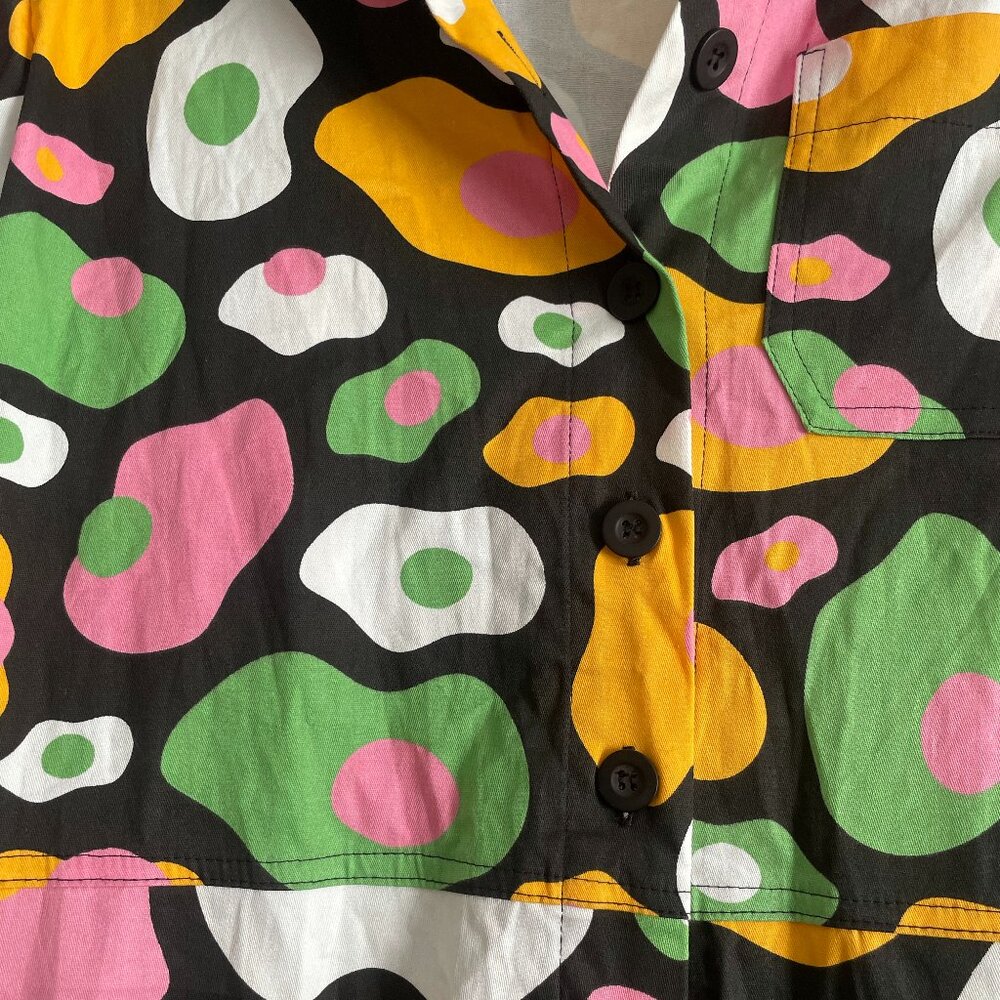 Nooworks Eggs World Domination Jumpsuit XXL NWOT - Picture 4 of 9